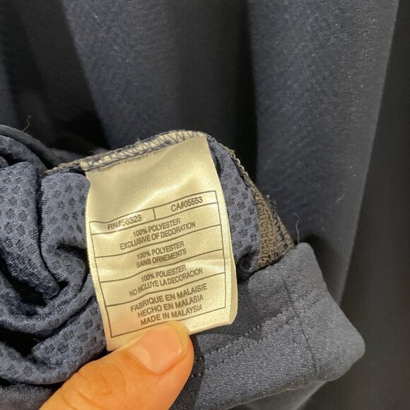 NIKE SHIRT ATHLETIC MEN ADULT XL BLUE ACTIVEWEAR DRY FIT  1/4 ZIP UP TRACK - Picture 6 of 10